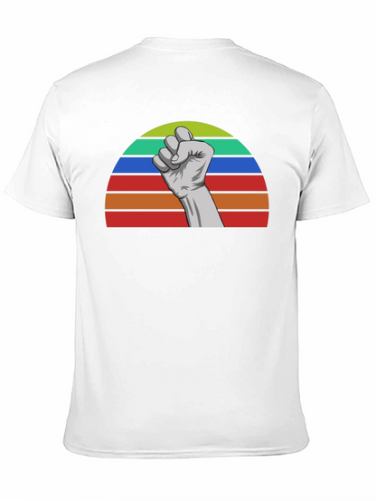 Retro Fist Graphic Tee - Empower Your Style!