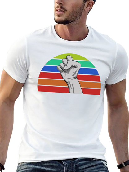 Retro Fist Graphic Tee - Empower Your Style!