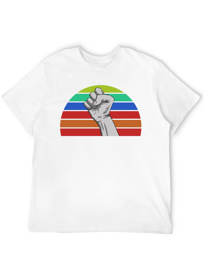 Retro Fist Graphic Tee - Empower Your Style!