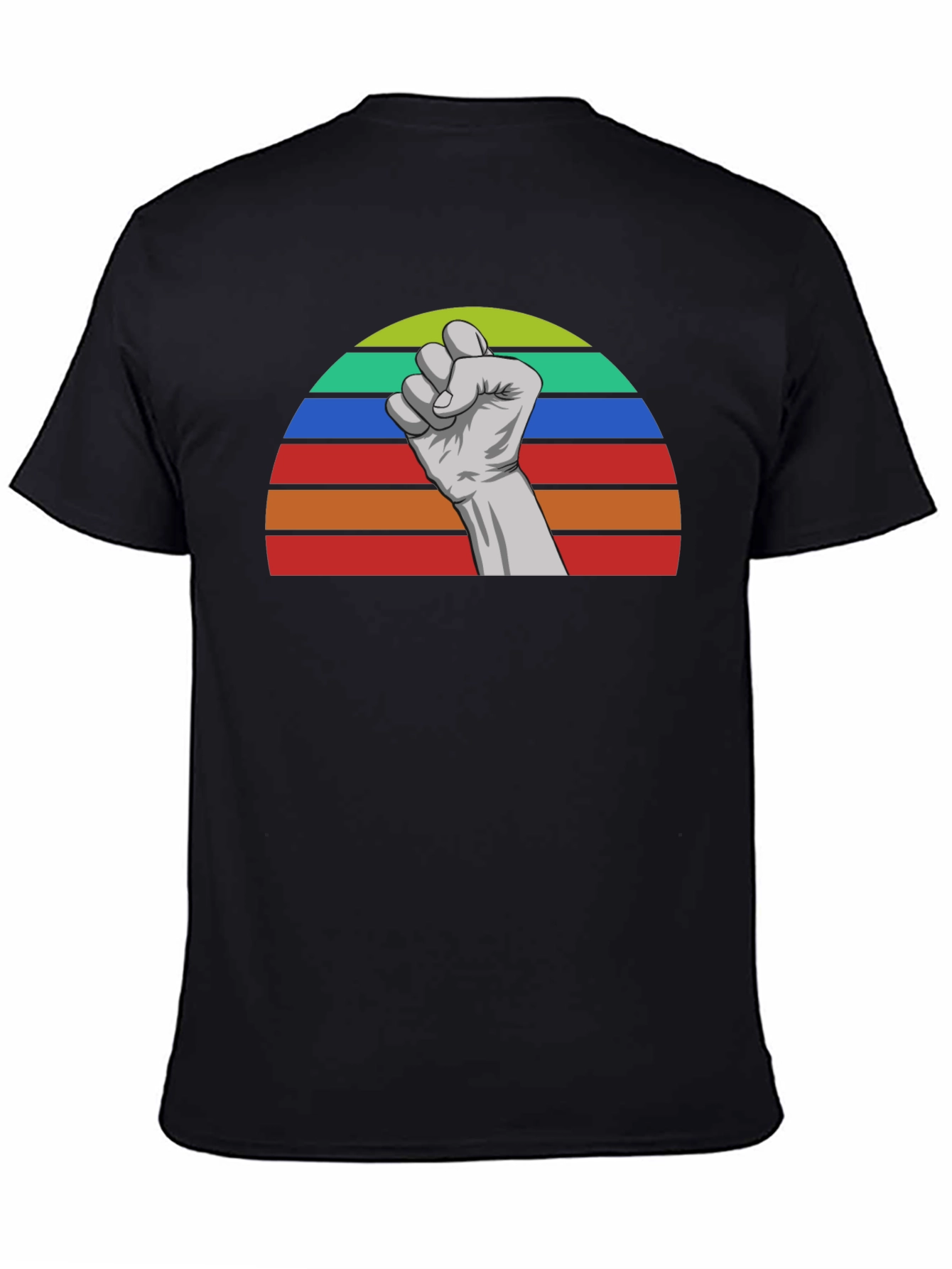 Retro Fist Graphic Tee - Empower Your Style!