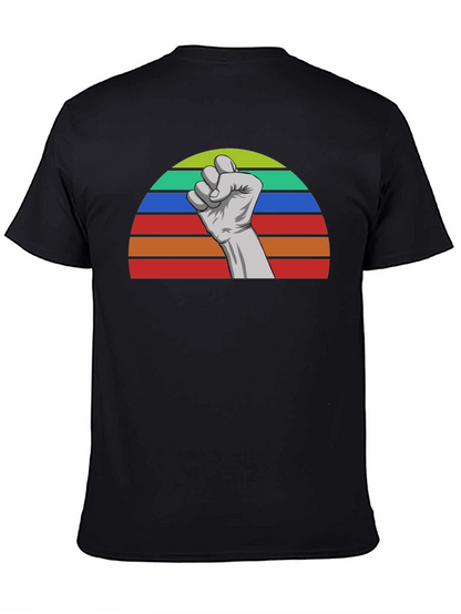 Retro Fist Graphic Tee - Empower Your Style!
