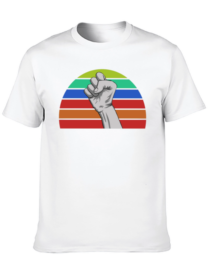 Retro Fist Graphic Tee - Empower Your Style!