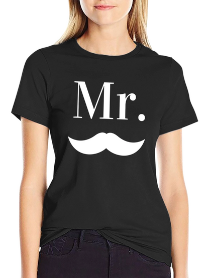 Mr. Mustache Graphic Tee - Trendy Casual Style