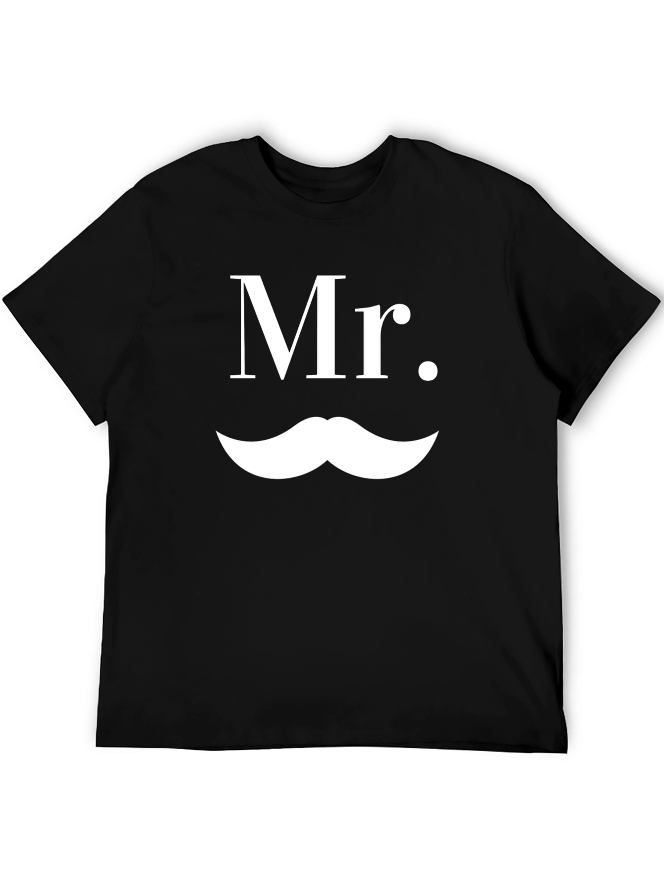 Mr. Mustache Graphic Tee - Trendy Casual Style