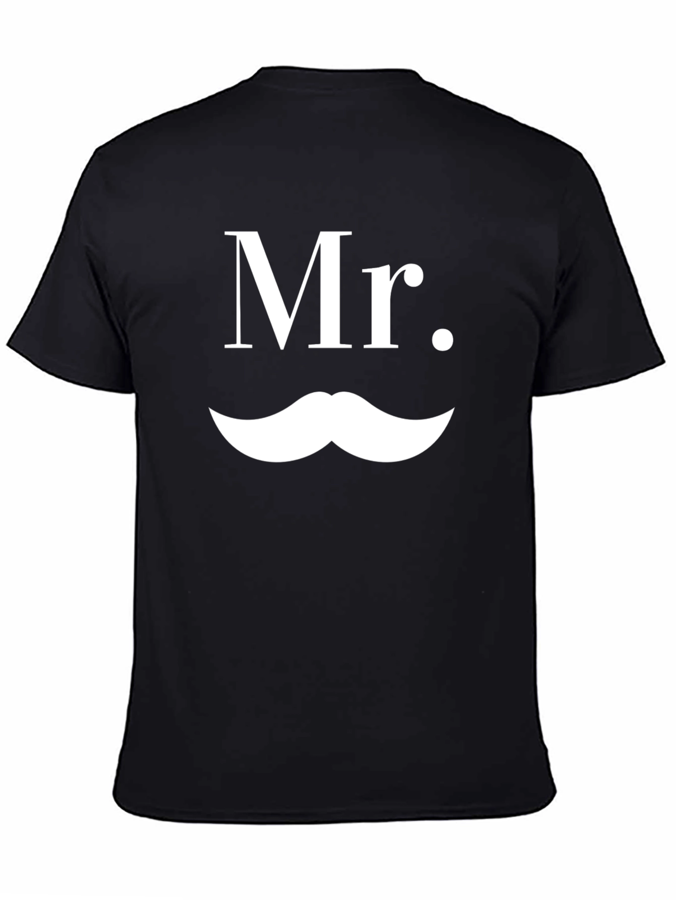 Mr. Mustache Graphic Tee - Trendy Casual Style