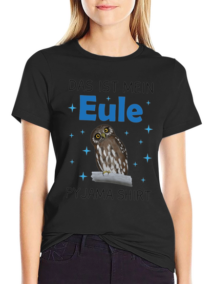 Owl Pyjama Shirt - Das ist Mein Eule