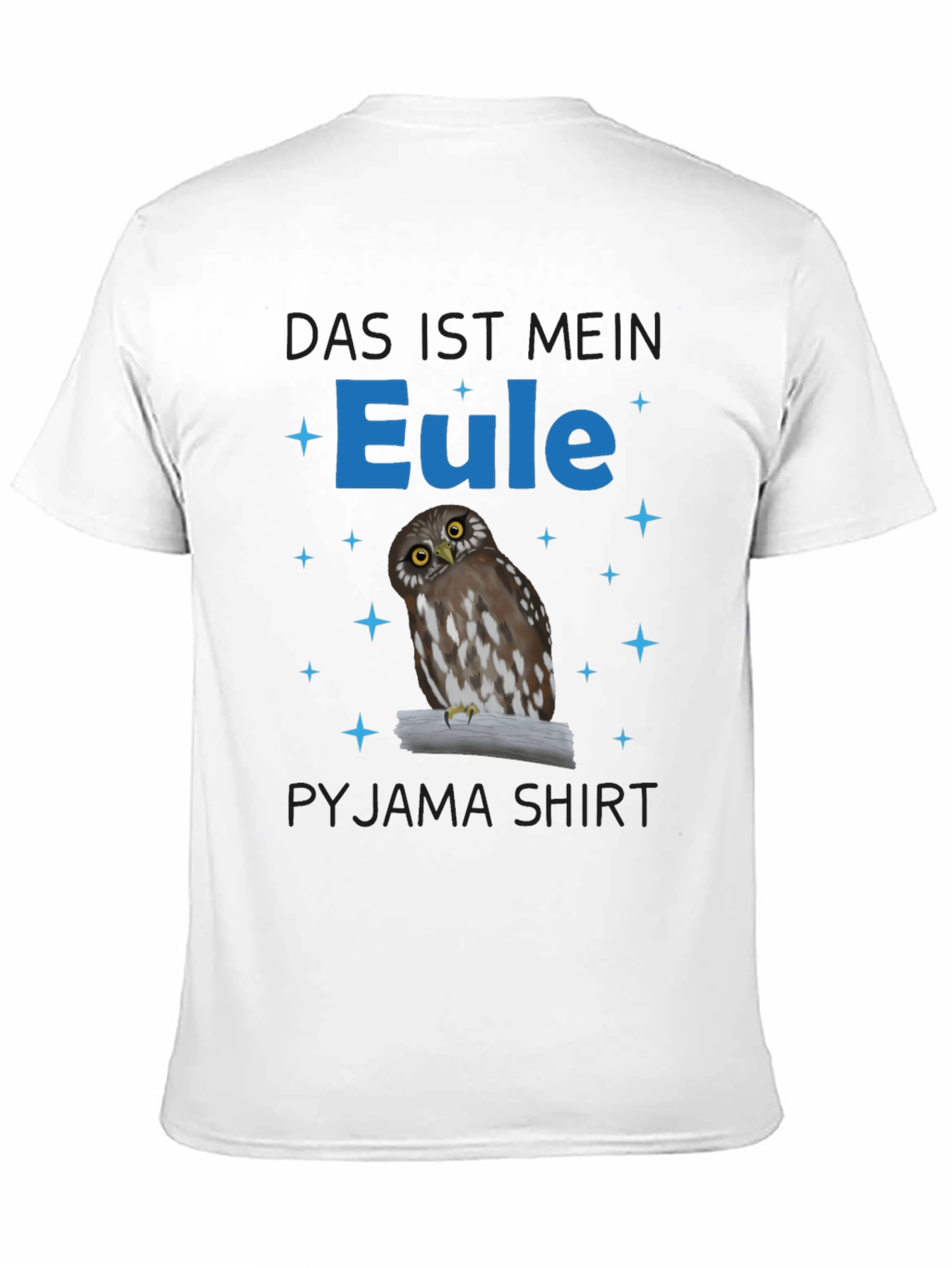 Owl Pyjama Shirt - Das ist Mein Eule