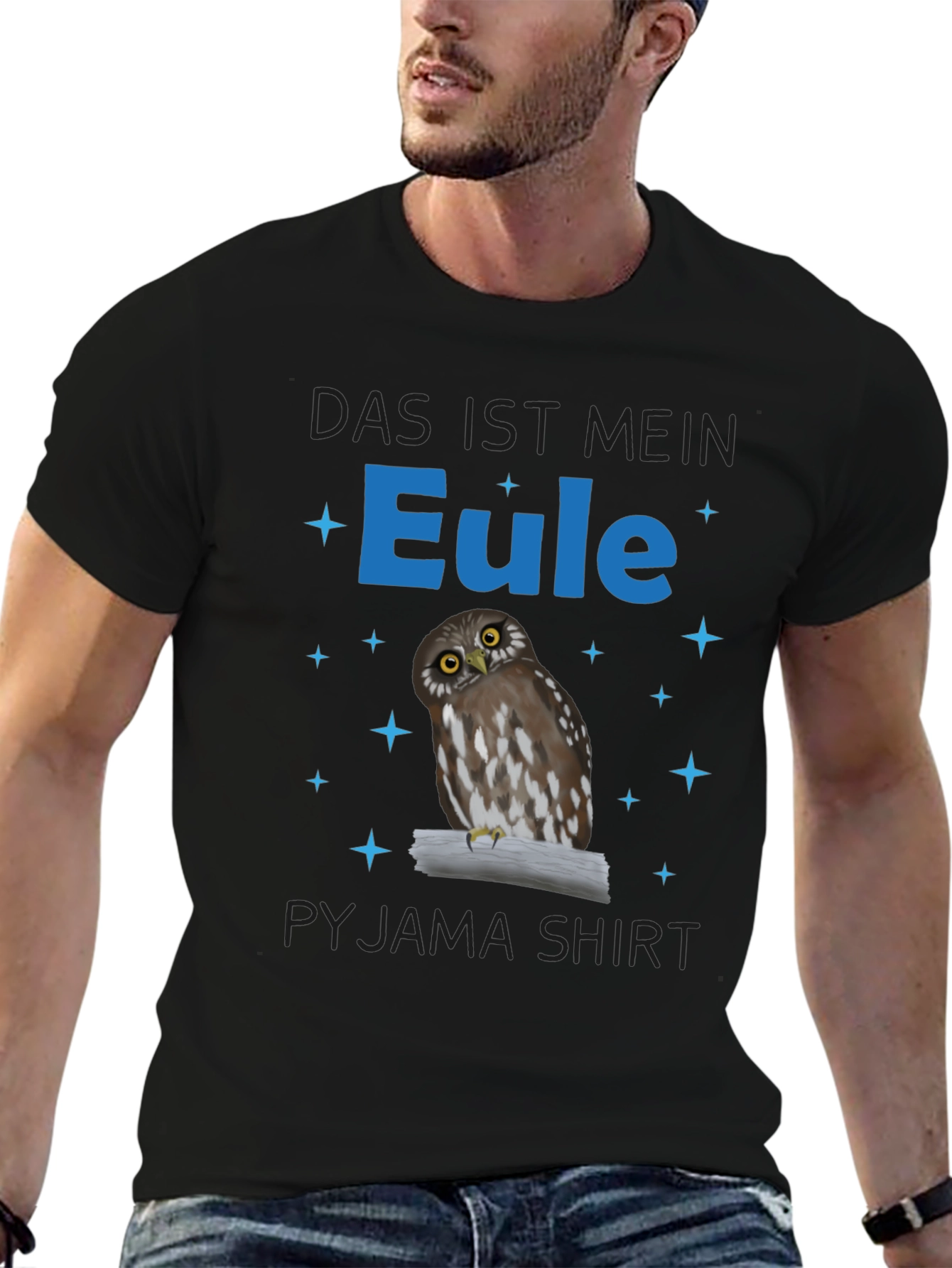 Owl Pyjama Shirt - Das ist Mein Eule