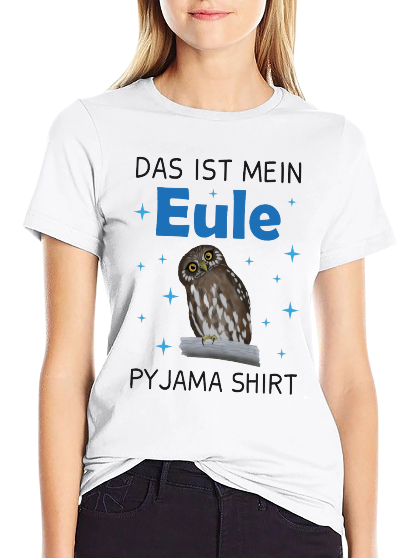 Owl Pyjama Shirt - Das ist Mein Eule