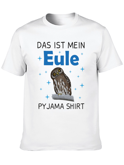 Owl Pyjama Shirt - Das ist Mein Eule