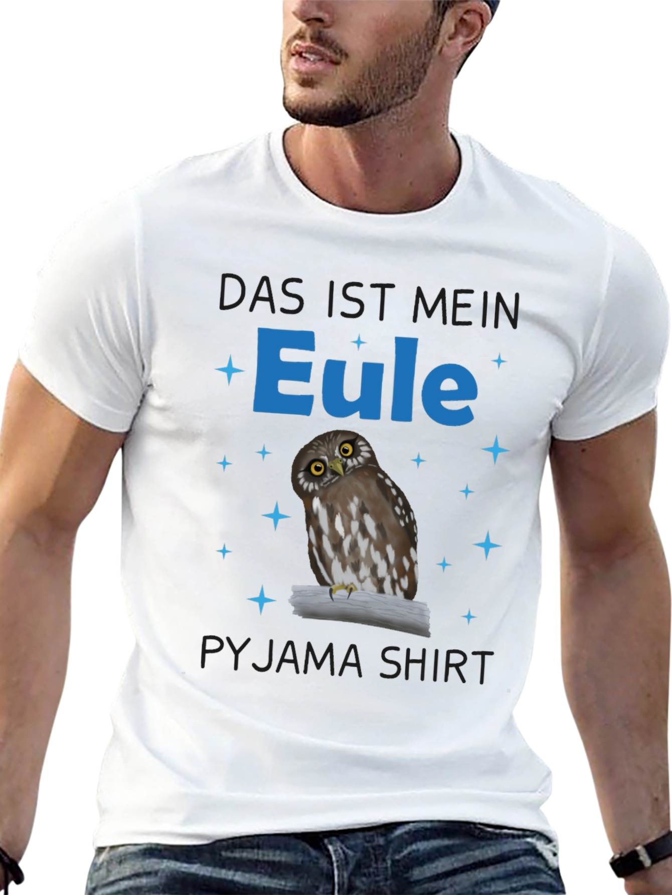 Owl Pyjama Shirt - Das ist Mein Eule