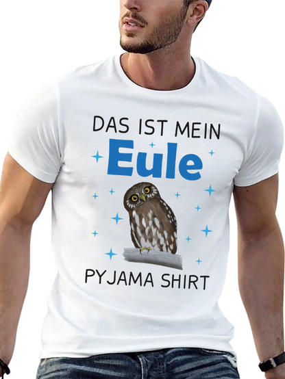 Owl Pyjama Shirt - Das ist Mein Eule