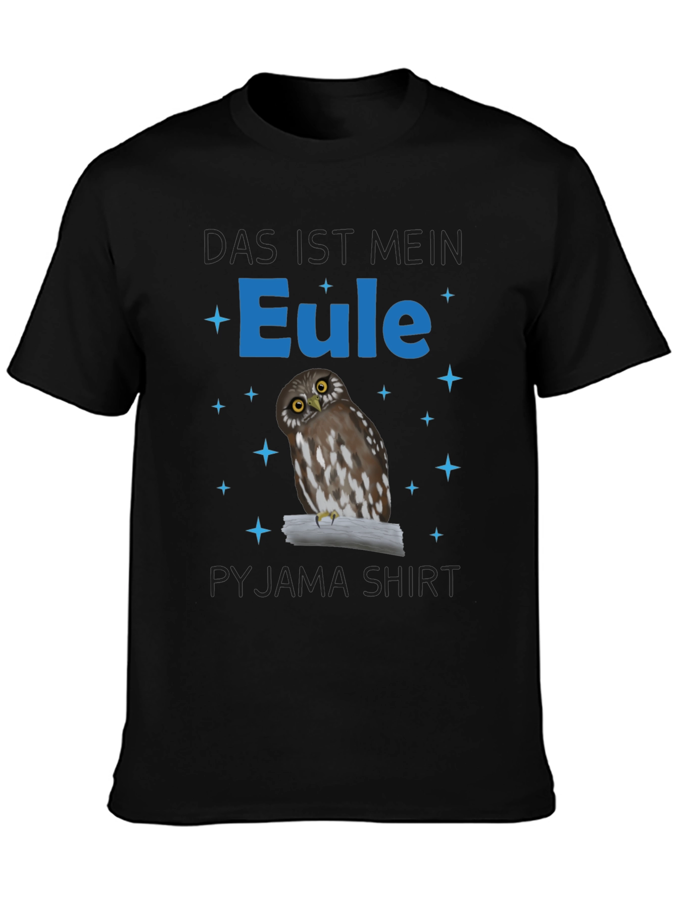 Owl Pyjama Shirt - Das ist Mein Eule