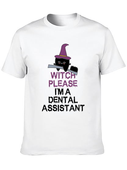 Witch Please Dental Assistant Black T-Shirt