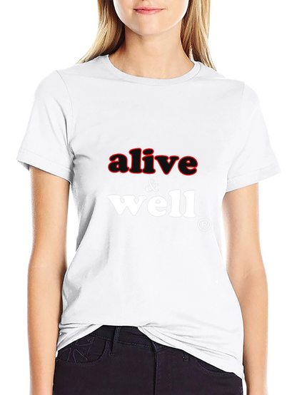 Alive & Well Black Graphic Tee