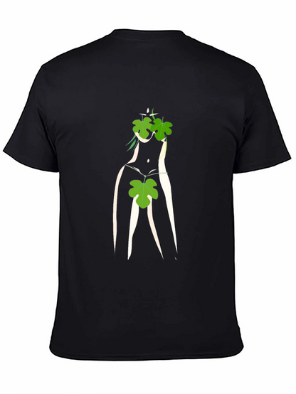 Fig Leaf Graphic Black T-Shirt