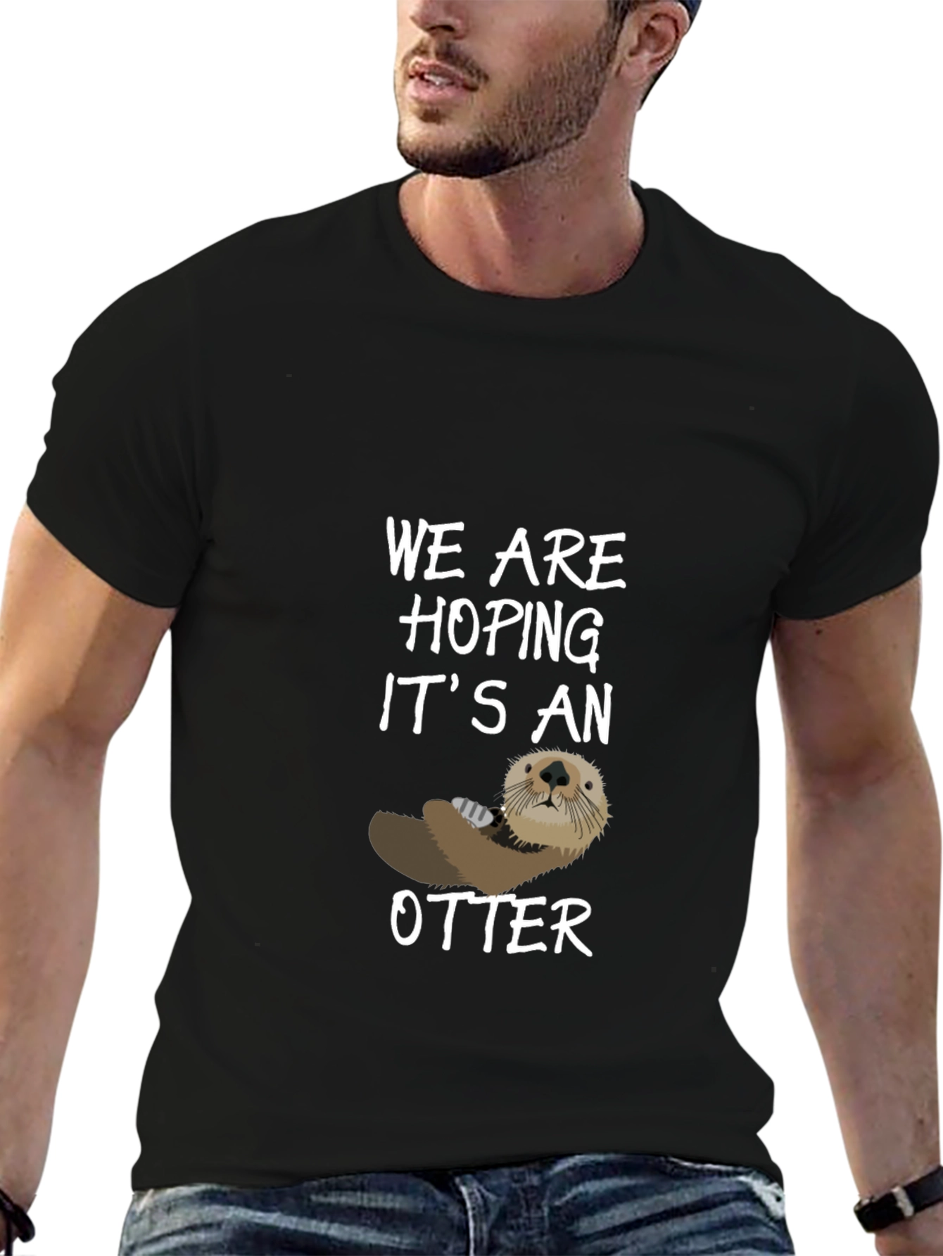 Otter Graphic Tee - Hoping Its An Otter
