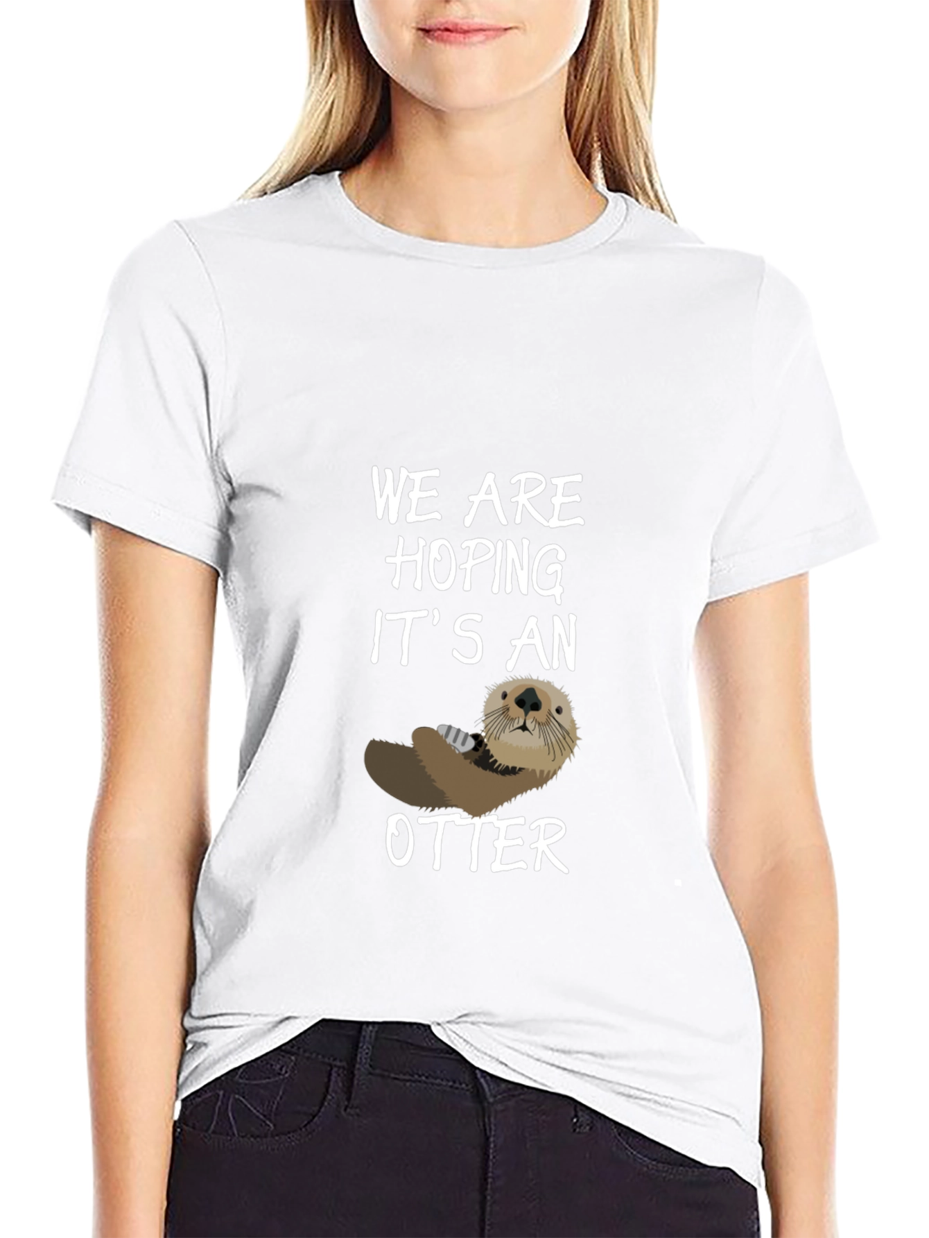 Otter Graphic Tee - Hoping Its An Otter