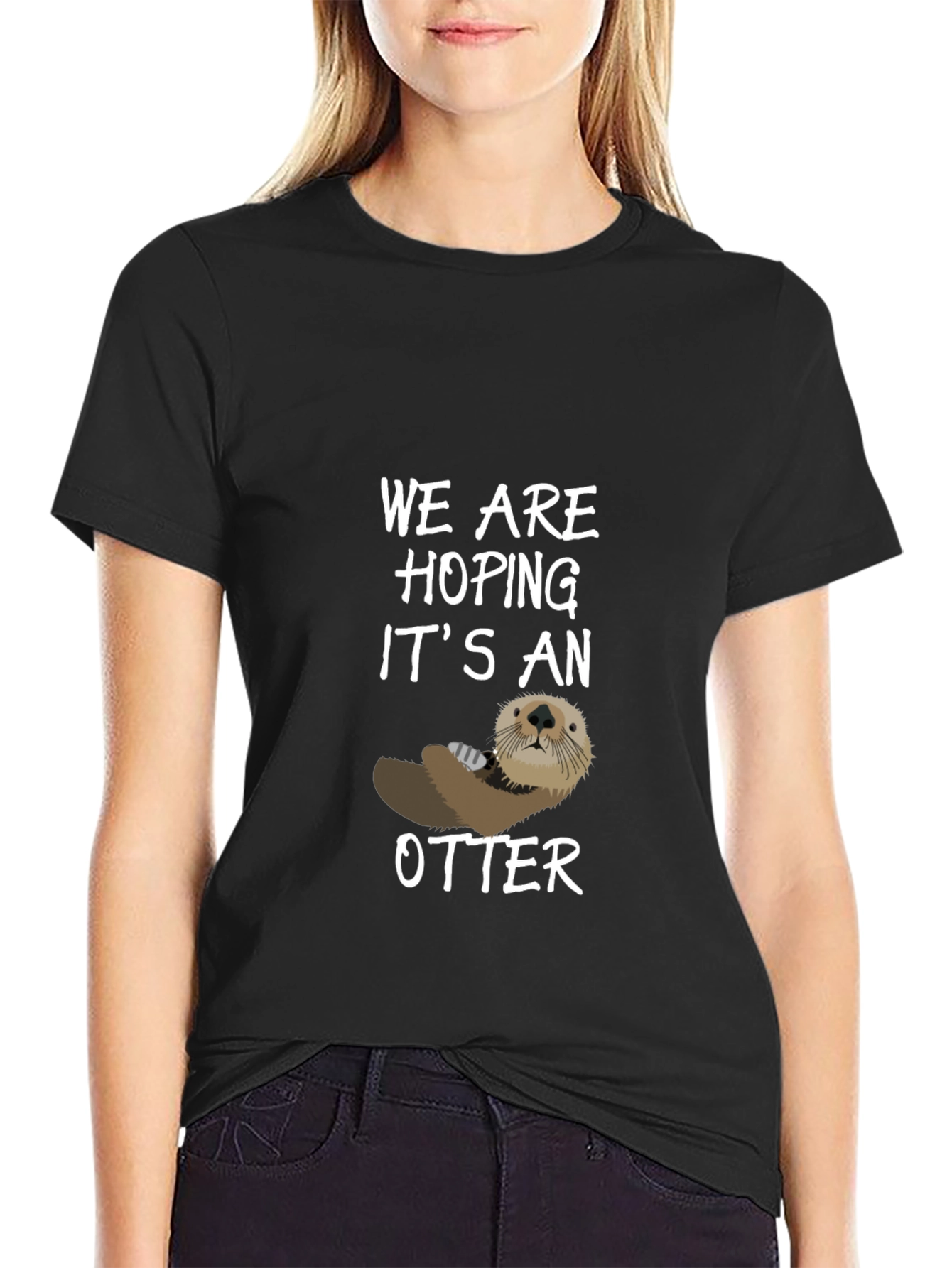 Otter Graphic Tee - Hoping Its An Otter