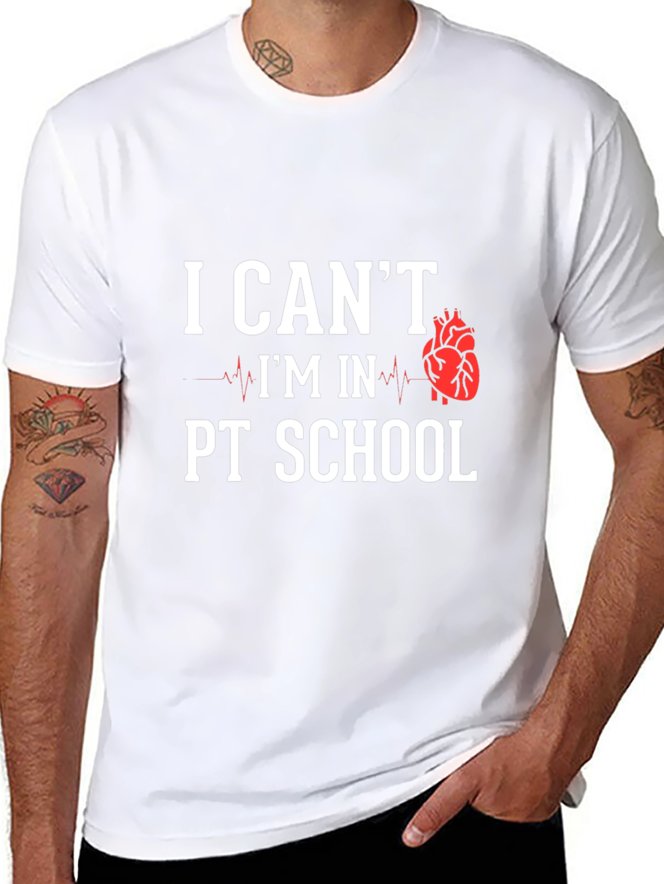 PT School T-Shirt: I Cant Im In PT School