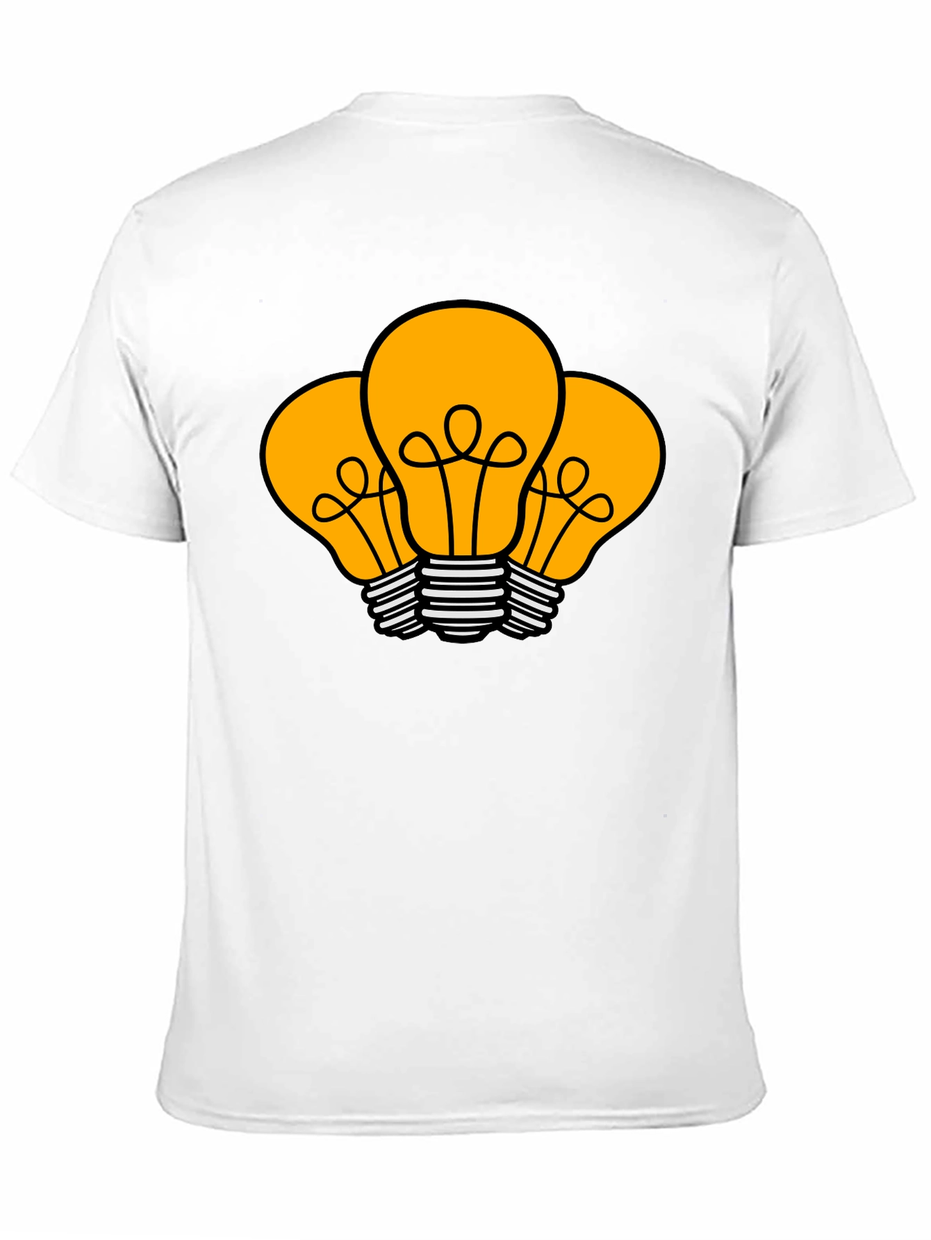 Idea Bulb Graphic T-Shirt - Black Cotton Tee