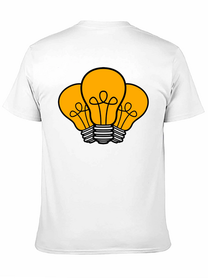 Idea Bulb Graphic T-Shirt - Black Cotton Tee