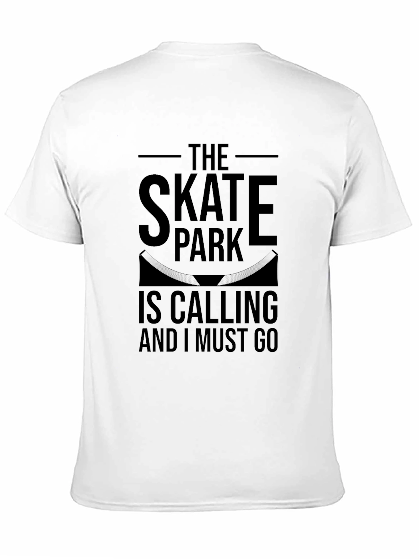 The Skate Park is Calling Black T-Shirt