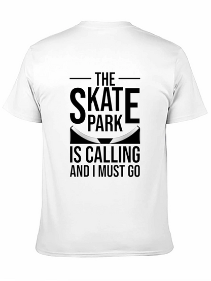 The Skate Park is Calling Black T-Shirt