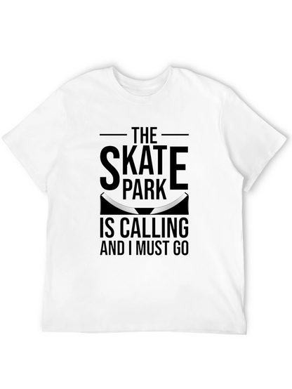 The Skate Park is Calling Black T-Shirt