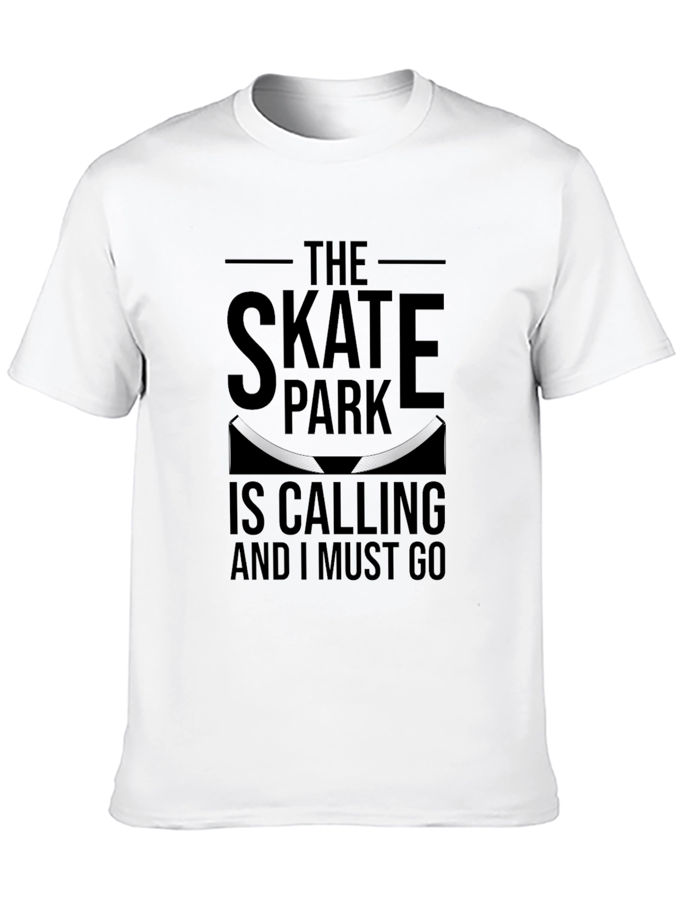 The Skate Park is Calling Black T-Shirt