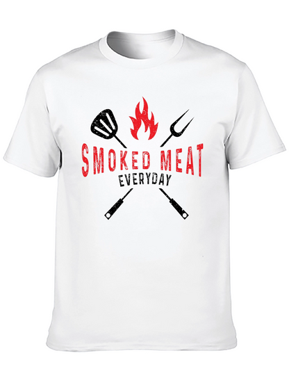 Smoked Meat Everyday Black Graphic Tee