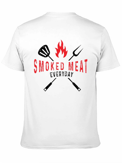 Smoked Meat Everyday Black Graphic Tee
