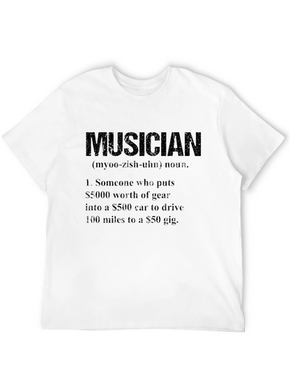 Musician Definition T-Shirt - Gear & Gig Humor