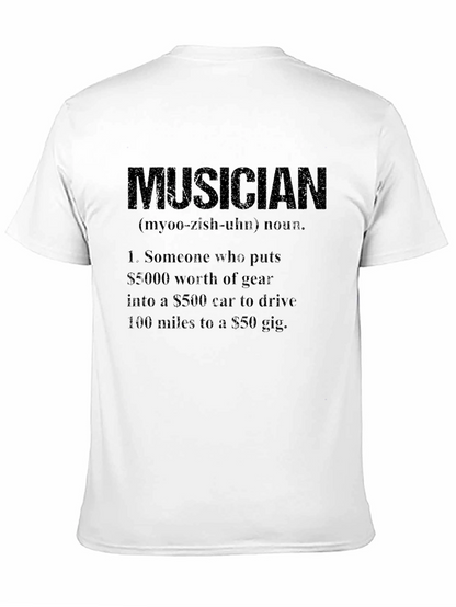 Musician Definition T-Shirt - Gear & Gig Humor