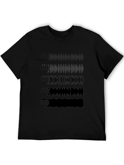 Decade Wave T-Shirt - Black Tee