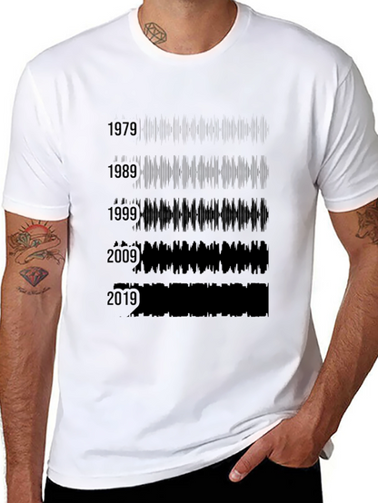 Decade Wave T-Shirt - Black Tee