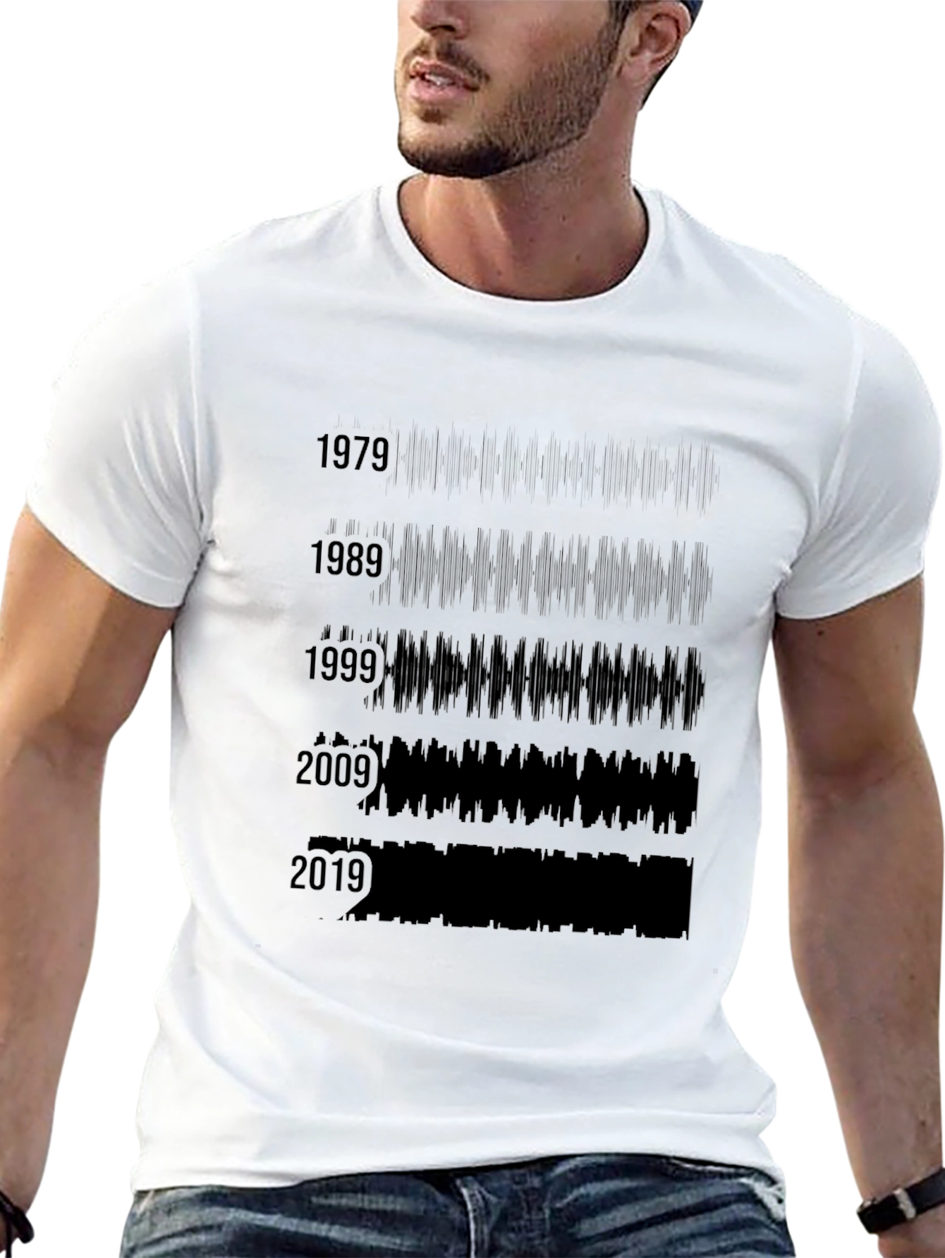 Decade Wave T-Shirt - Black Tee