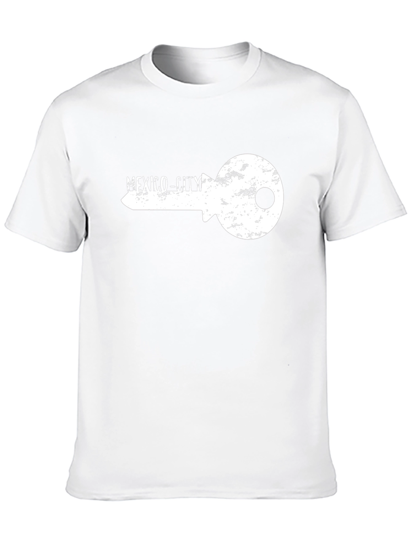 Mexico City Key Graphic Black T-Shirt