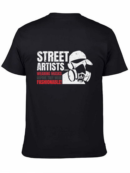 Street Artists Mask T-Shirt - Graffiti Style
