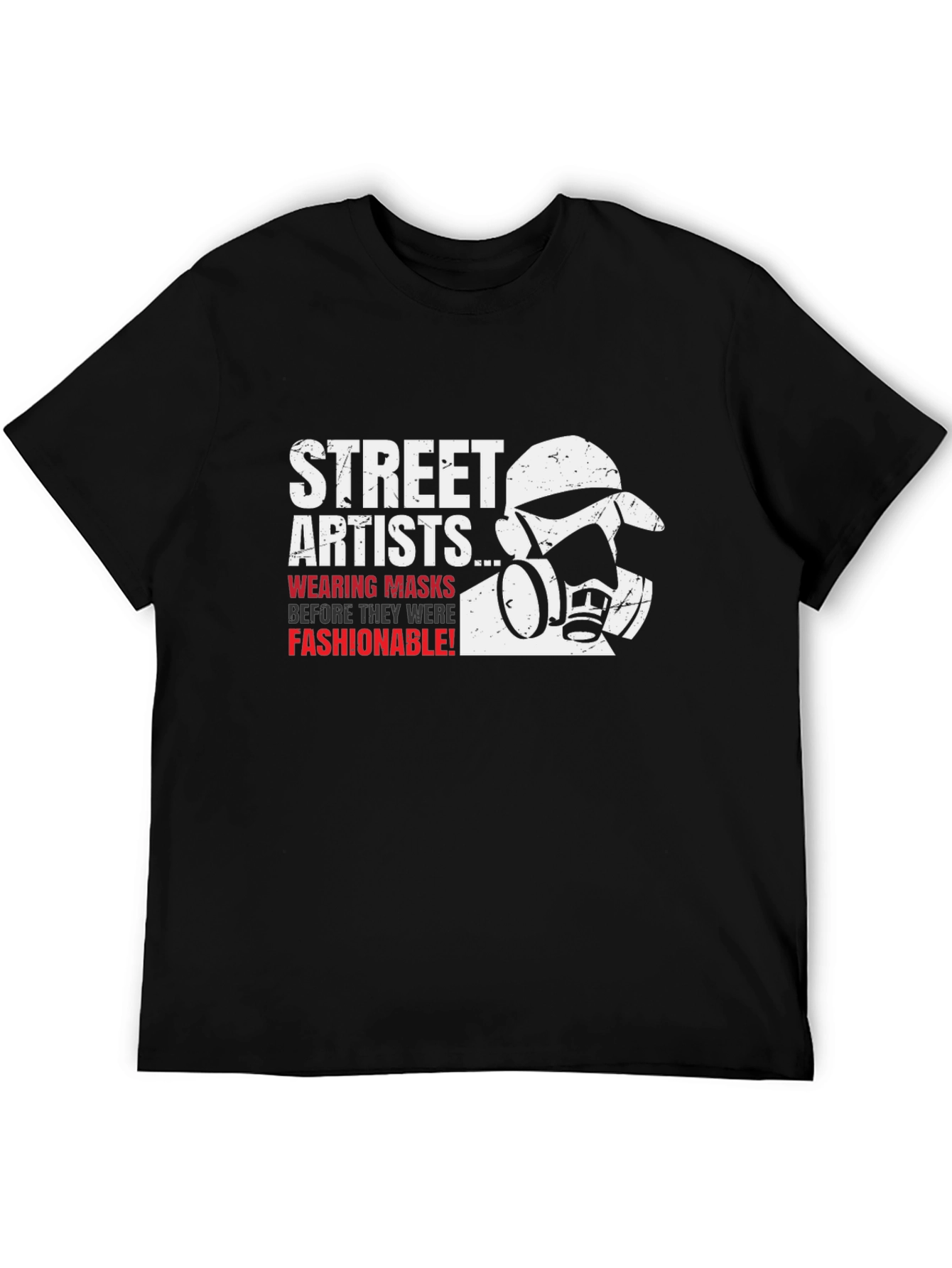 Street Artists Mask T-Shirt - Graffiti Style