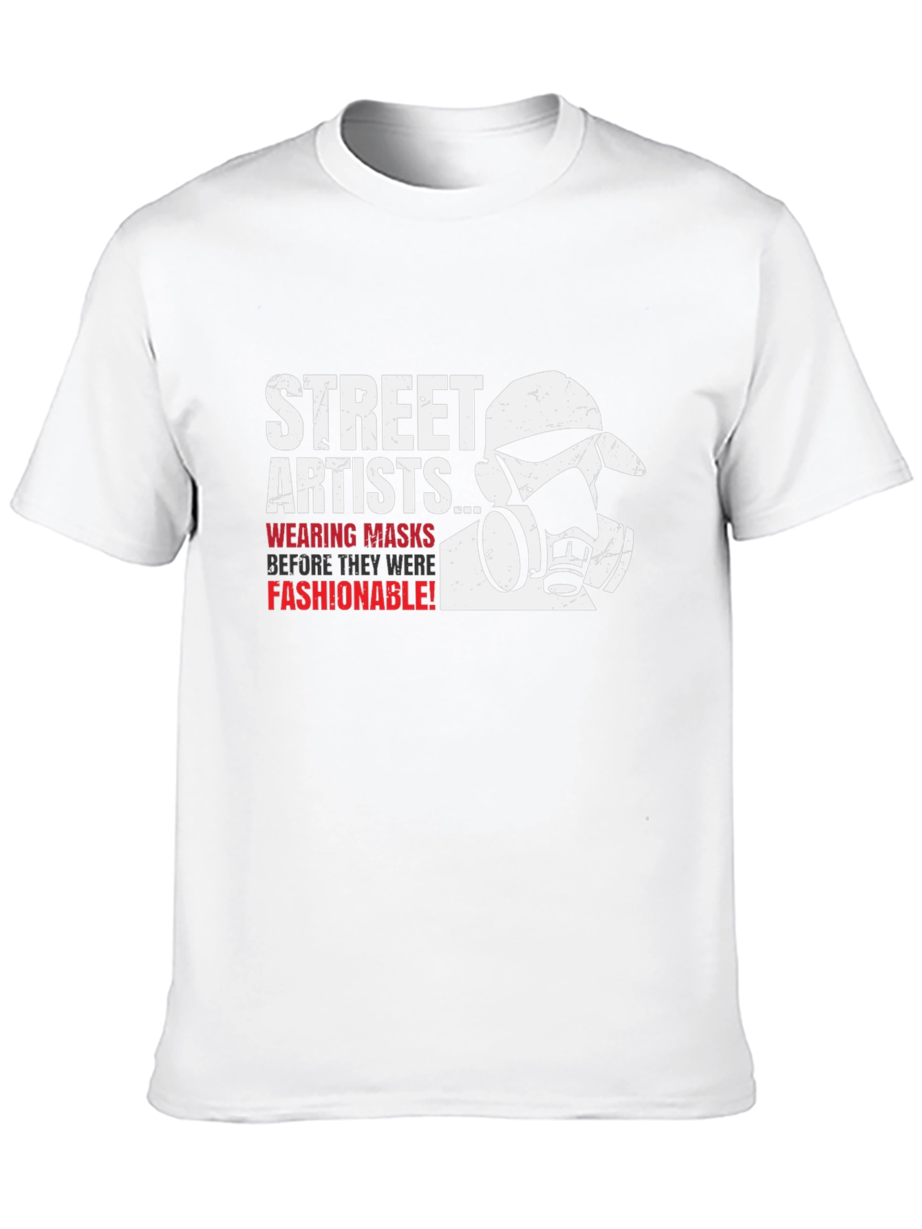 Street Artists Mask T-Shirt - Graffiti Style