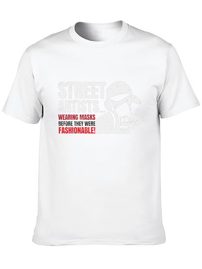 Street Artists Mask T-Shirt - Graffiti Style