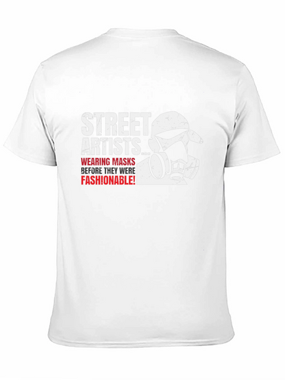 Street Artists Mask T-Shirt - Graffiti Style