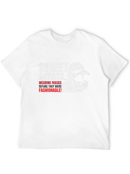 Street Artists Mask T-Shirt - Graffiti Style