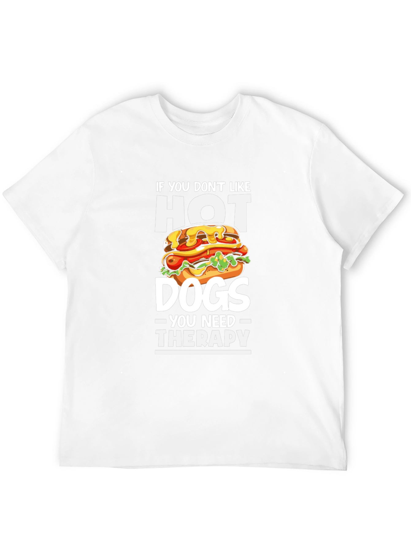 Hot Dog Lover Therapy Tee