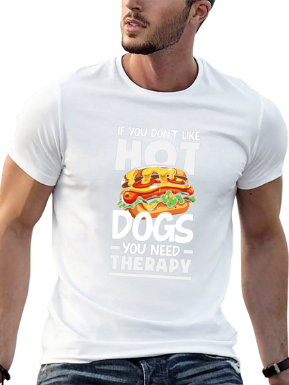 Hot Dog Lover Therapy Tee
