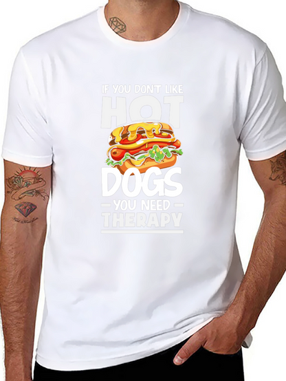 Hot Dog Lover Therapy Tee