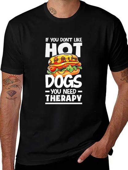 Hot Dog Lover Therapy Tee