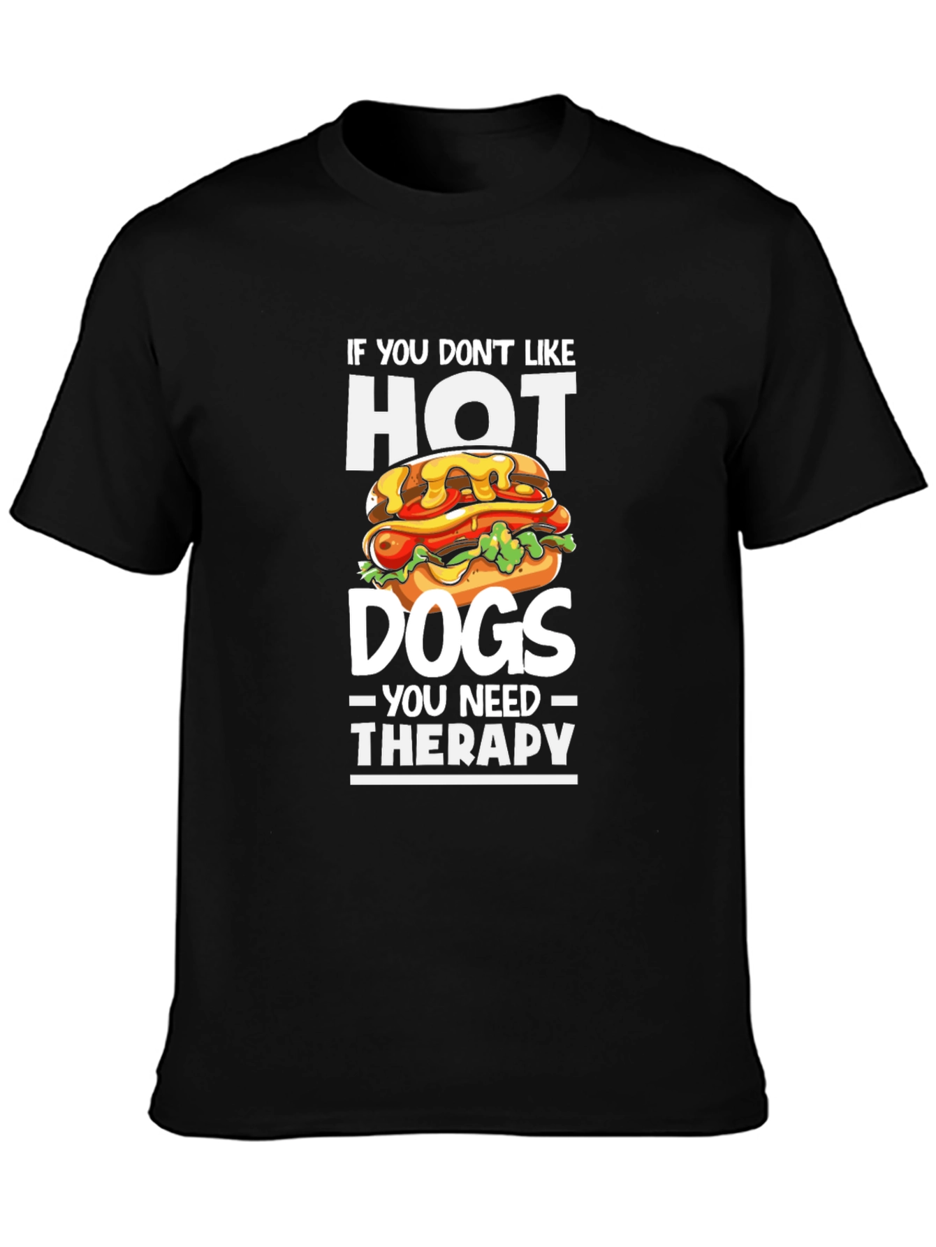 Hot Dog Lover Therapy Tee