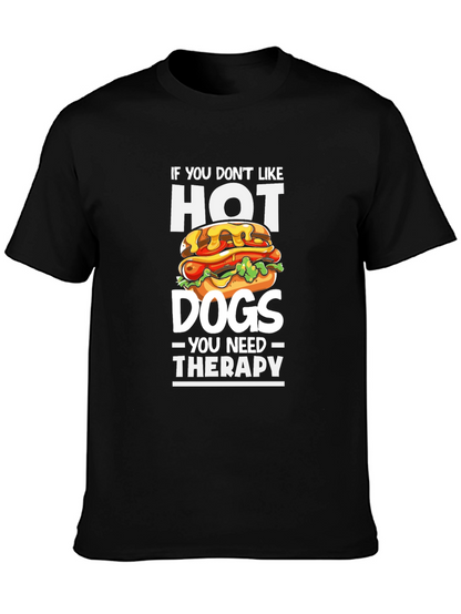 Hot Dog Lover Therapy Tee